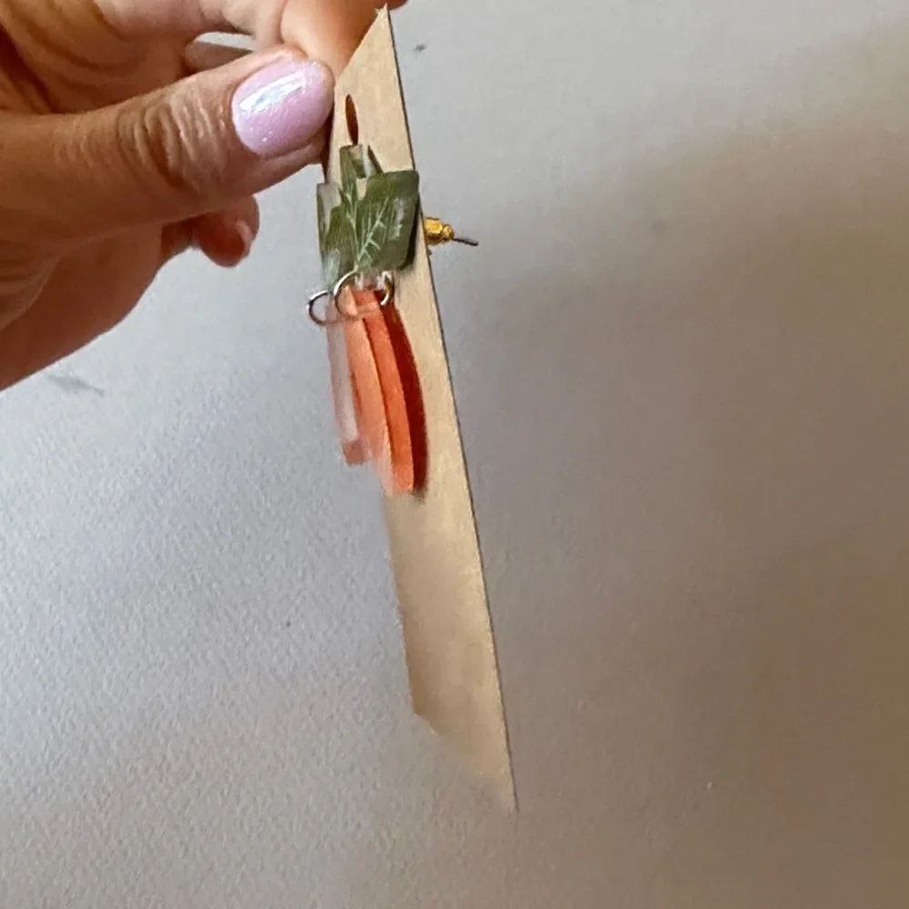 Orange Fruit Dangle Earrings A1618